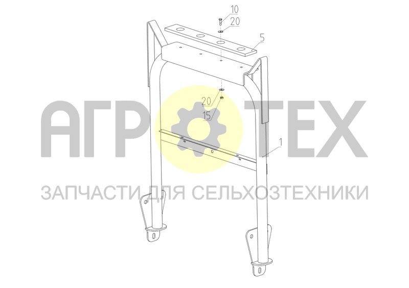 Чертеж Опора (1300.17.02.300)